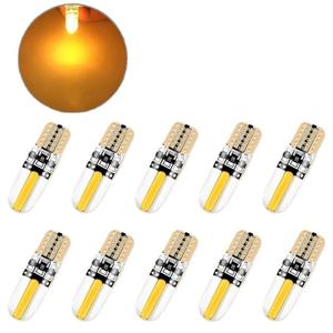 Éclairage extérieur automobile et moto à LED COB 8SMD T10 en silicone haute luminosité pour plaque d'immatriculation - Product Image 3
