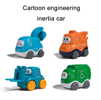 Nouveautés : Voiture miniature à inertie en plastique, modèle dessin animé, échelle 1:43