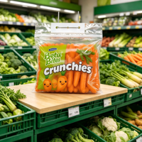 Sac refermable en LDPE avec fermeture éclair, matériau de qualité alimentaire, impression personnalisée du logo, emballage