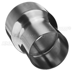 ท่อเชื่อมต่อขนาด 76 มม.-57 มม. (3 นิ้ว-2.25 นิ้ว) สำหรับท่อไอเสียรถยนต์ ทำจากสแตนเลส ใช้สำหรับลดขนาดท่อไอเสียและท่อเก็บเสียง - Product Image 3