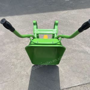 Brouette en métal pour travaux de construction, avec roue en caoutchouc extra profonde Artco, capacité de charge 150 kg, 60 L, pour l'Indonésie - Product Image 6