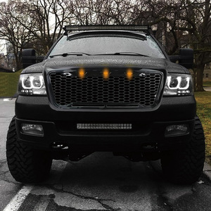 ไฟกระจังหน้ารถฟอร์ด F-150 ปี 2004-2008 แบบอะลูมิเนียม ผิวสะท้อนแสงแบบนูน ติดตั้งบนกันชน - Product Image 3