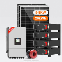 Vente en gros de batterie d'onduleur Deye Longi Jinko Panneau solaire 5-8kW Kit complet de système solaire hybride avec accessoires gratuits