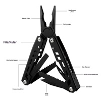 Pince multifonction pliable en acier inoxydable, couteau de survie portable pour le camping, l'alpinisme et les activités de plein air
