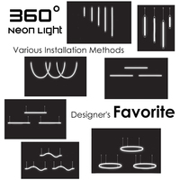 360 degrés rond LED néon Flex 22MM avec haute qualité 3 ans de garantie CE ROHS 3000K 4000K 6000K RGB