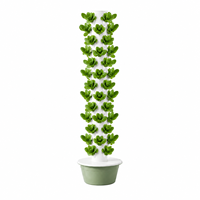 Tour hydroponique à 13 étages pour laitues et herbes, système de culture vertical pour 52 plantes avec pompe et minuterie, complet