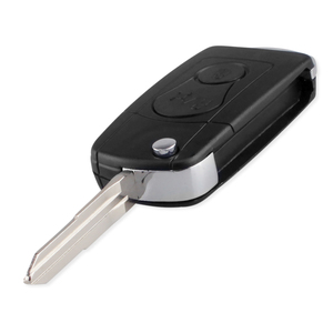 Clé de voiture pliable à distance modifiée à 2 boutons, coque de clé vierge non taillée pour <span class=keywords><strong>SsangYong</strong></span> Actyon <span class=keywords><strong>Kyron</strong></span> Rexton - Product Image 4