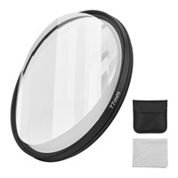 Filtre d'objectif de prisme en verre linéaire de 77mm accessoire de photographie filtre d'objectif de kaléidoscope professionnel pour Portrait d'appareil photo reflex numérique