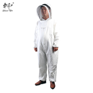 Nuevos trajes de <span class=keywords><strong>apicultura</strong></span> de algodón en ropa de apicultor marrón o blanco - Product Image 5