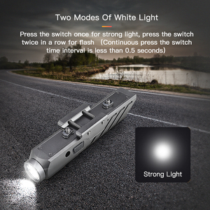 2025 có thể sạc lại cấu hình thấp Thiết kế chiến thuật đèn pin 1450 lumen màu xanh lá cây chùm tia laser Combo nhôm hợp kim Torch ánh sáng - Product Image 3