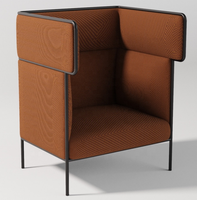 Meubles de bureau, canapé de réception moderne commercial, canapé de bureau en tissu, ensemble de canapés de bureau