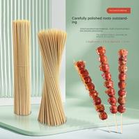 Brochettes en bambou de qualité alimentaire jetables, différentes tailles, très populaires, pour barbecue