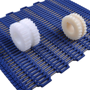 Courroie modulaire en plastique Bibo M0885, grille plate Micropitch 8mm, courroie de convoyeur en POM Acetal pour système de convoyage alimentaire - Product Image 2