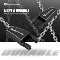 Poignée de déverrouillage de siège Bevinsee pour Ford Mustang 2005-2014, levier de fixation de siège de voiture en aluminium, poignées de levier, accessoires de voiture
