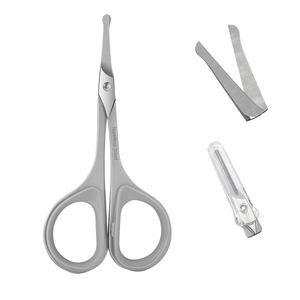 Tijeras de Manicura Portátiles de Acero Inoxidable de Alta Calidad RMI con Hoja Recta y Punta Afilada, Herramientas de Belleza para Diestros - Product Image 1