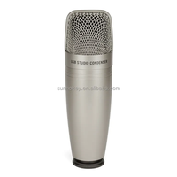 Microphone à condensateur USB Samson C01U Pro pour studio, avec surveillance en temps réel, à large diaphragme, idéal pour la diffusion et l'enregistrement musical