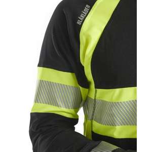 BLAKLADER - 3510103099336XL Camiseta de manga larga de alta visibilidad Negro/Amarillo-EAN 7330509799390 ROPA DE TRABAJO DE 2017 - Product Image 4