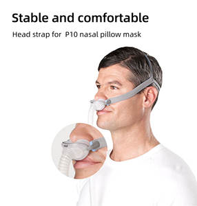 Couvre-chef Offres Spéciales P10, sangle de couvre-chef élastique réglable P10 compatible avec le <span class=keywords><strong>masque</strong></span> CPAP d'oreiller nasal <span class=keywords><strong>Airfit</strong></span> P10 - Product Image 5