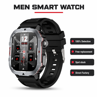 Montre connectée carrée C30 Pro 2026, écran tactile couleur 2,19 pouces, moniteur de fréquence cardiaque et de sommeil, modes multisports, personnalisation du logo OEM, directement de l'usine