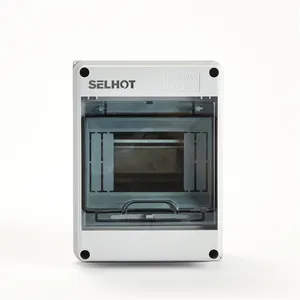 Factory Price SELHOT HT-5 IP65 Plastic Mounted Surface Electrical 5 Modules For MCB RCCB RCBO electric distribution box