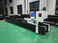 Máquina de Corte por Láser de Fibra para Tubos Metálicos Cuadrados y Rectangulares, Construcción Naval, Fabricación de Conductos HVAC, Alta Productividad, IA