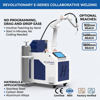 Robot soudeur MIG, nouvelle programmation automatique avec longueur de bras de 922 mm/1400 mm/1800 mm pour la soudure de structures métalliques en acier