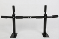 Équipement d'exercice de fitness à domicile Barre de traction de porte murale noire Pullups Barre de traction multifonctionnelle