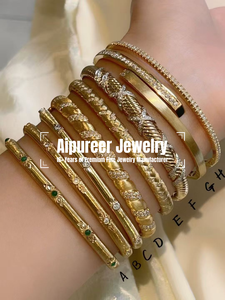 Nuovo Bracciale Aperto in Acciaio al Titanio <span class=keywords><strong>2026</strong></span> con Personalità, Placcato Oro Vero 18k, a Forma di Moneta, Regalo di San Valentino, Gioielli - Product Image 5