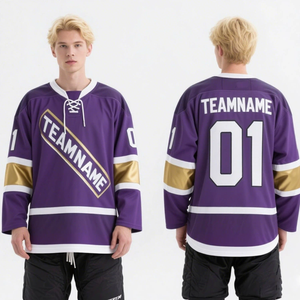 Maillot de hockey sur glace vierge le plus vendu pour hommes, conception personnalisée, couleurs et logo d'équipe, vêtements de hockey sur glace - Product Image 4