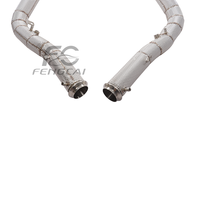 Downpipe Sport Performa Tinggi untuk Mercedes AMG G63 W465 2025+ Pipa Knalpot Aliran Tinggi dengan Pelindung Panas Presisi 1:1