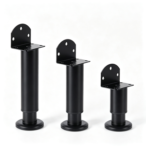 Pieds de nivellement pour table, niveleurs de meubles réglables, lot de 4, pieds à vis filetés avec patins en caoutchouc pour chaise, armoire, tabouret - Product Image 1