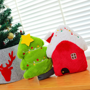 Cute Christmas Animal Plush Toy Deer Santa Claus Snowman Reindeer <b>Dolls</b> for Children Holiday Stuffed Decorations - Product Image 3