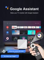 Mortal T1X Android TV Box RK3518, Smart TV Box con Wifi Dual, Control Remoto por Voz, Android 14, BT5.0, Wifi6 2.4G/5G, HDR 10, 4K, 1PTV