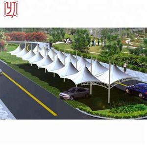 Structure de protection en membrane pour parking automobile, toile de protection pour parking - Product Image 1