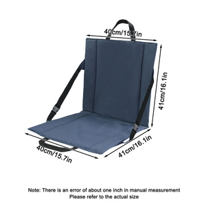 Mydays Tech Outdoor Dobrável Outdoor Cadeira De Praia Almofada Portátil <span class=keywords><strong>Stadium</strong></span> Assento Almofada com Apoio Traseiro - Product Image 4