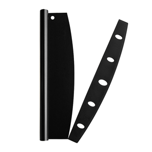 Espátula para <span class=keywords><strong>Pizza</strong></span> de 12 Pulgadas, Cortador de <span class=keywords><strong>Pizza</strong></span> Tipo Rock, Paleta para <span class=keywords><strong>Pizza</strong></span> de Aluminio Anodizado Negro con Mango Plegable y Extraíble - Product Image 6