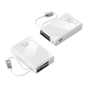Banca di potere di alta qualità 22.5W ricarica rapida sottile <span class=keywords><strong>2</strong></span> in 1 doppia linea banche di potere portatili per il telefono 10000mAh 20000mAh Power Bank - Product Image 1