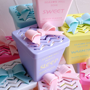 Caja de macarons con bálsamo sólido perfumado, decoración de lazo, ambientador sin llama para el hogar, recuerdo de boda, caja de regalo, desodorante. - Product Image 4