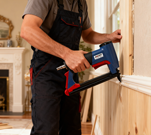 Cloueuse à cadre de rembourrage 22GA BEA 1/4\"~5/8\" Cloueuse à agrafes pneumatique industrielle et bricolage Tapisserie de rembourrage 7116 <span class=keywords><strong>Agrafeuse</strong></span> à air - Product Image 3