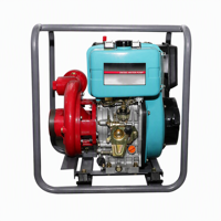 Pompe à eau portable agricole OEM VISION DHP80 3 pouces en fonte, centrifuge, diesel, haute pression, haut débit, pour l'irrigation