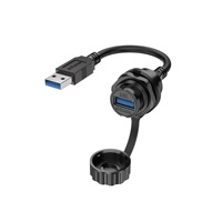 Connecteur USB étanche pour communication LORA, module récepteur NB-IoT IoT, connecteur fileté UNS 13/16-28