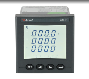 Acrel AMC72-AV3 Programmable Power <strong>Meter</strong> Three Phase Voltmeter LED Display 0.5 Class Input AC 100V,400V,660V Optional RS485 - Product Image 1