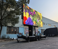 Trailer Layar LED Penuh Warna EF21 21 Meter Persegi P3.91 6500cd/m untuk Siaran Luar Ruangan dan Iklan Bergerak, Produk Terlaris 2025