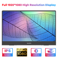 Moniteur portable 13.3 pouces, écran portable léger ultra mince pour MacBook pour ordinateur portable Dell XPS, écran Full HD 1080 IPS