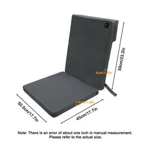 Mydays เบาะรองนั่งแบบมีช่องเสียบ USB 5V ของธนาคารปรับอุณหภูมิได้เบาะรองนั่งให้ความอบอุ่นในฤดูหนา<span class=keywords><strong>ว</strong></span>มีพนักพิงปรับได้ - Product Image 3