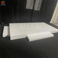 Vente d'usine OEM, scène de mariage en acrylique blanc, scène de danse pour fête