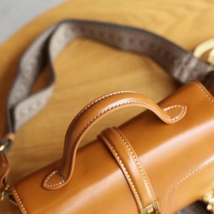Sac Ando en cuir de vachette véritable, sac à main vintage pour femme, sac à bandoulière avec poignée supérieure - Product Image 3
