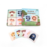 Jeu de cartes mémoire éducatif personnalisable pour enfants Jeu de société Flash en papier pour les familles