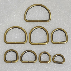Anneaux <span class=keywords><strong>en</strong></span> D <span class=keywords><strong>en</strong></span> <span class=keywords><strong>métal</strong></span> de haute qualité, finition <span class=keywords><strong>en</strong></span> laiton brossé antique, épaisseur 3,8 mm, pour projets de maroquinerie - Product Image 6