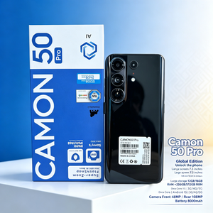 Teléfono Inteligente Techno Camon 50 Pro 5G con Android 15, 16 GB de RAM, 1000 GB de Almacenamiento, Pantalla de 6.8 Pulgadas, Doble SIM, Cámara de 48MP - Product Image 1